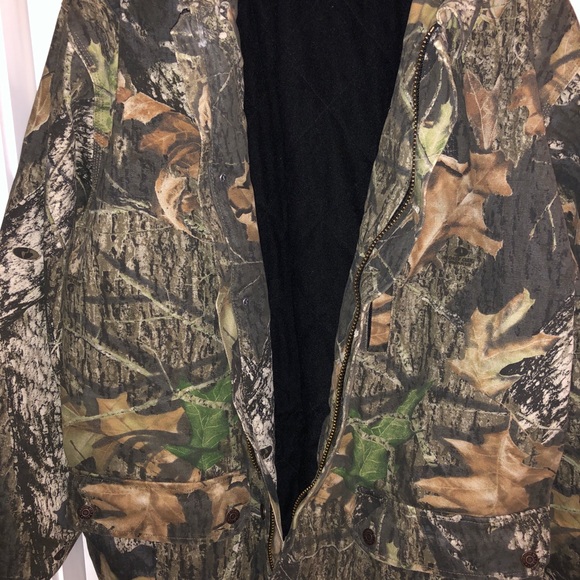 Levi Strauss X Mossy Oak jacket, vintage hunter gear, size L 100% polyester - Picture 9 of 10